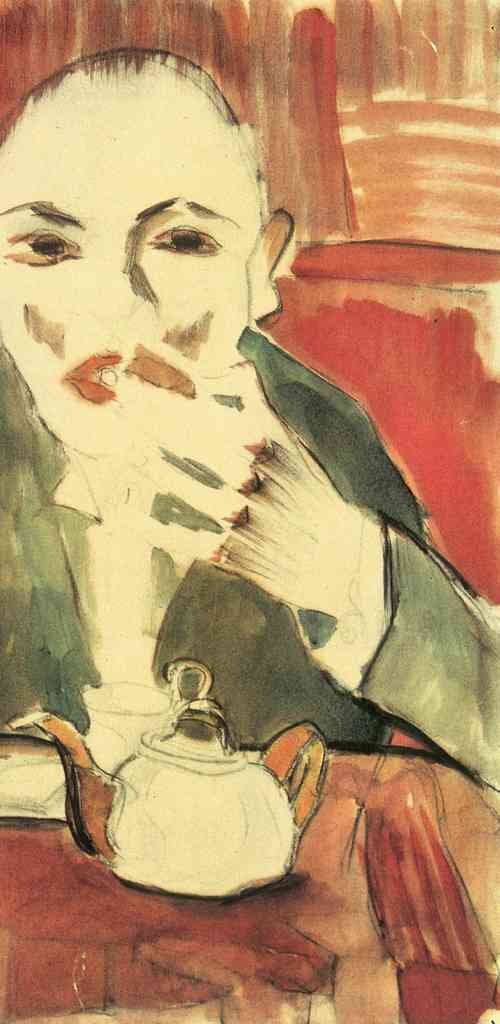 Man Chewing Walter Pritzkow Walter Gramatte Expressionism A4 Photo Print