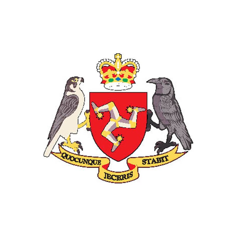 Man Isle Coat Of Arms N6788 A4 Photo Print