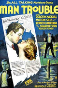  Man Trouble 01 film star poster A4 Photo Print
