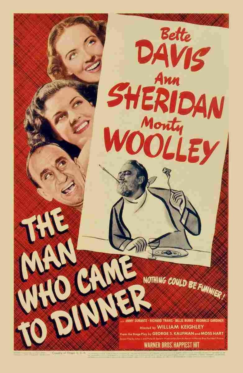 Man Who Came to Dinner The 01  film star poster A4 Photo Print
