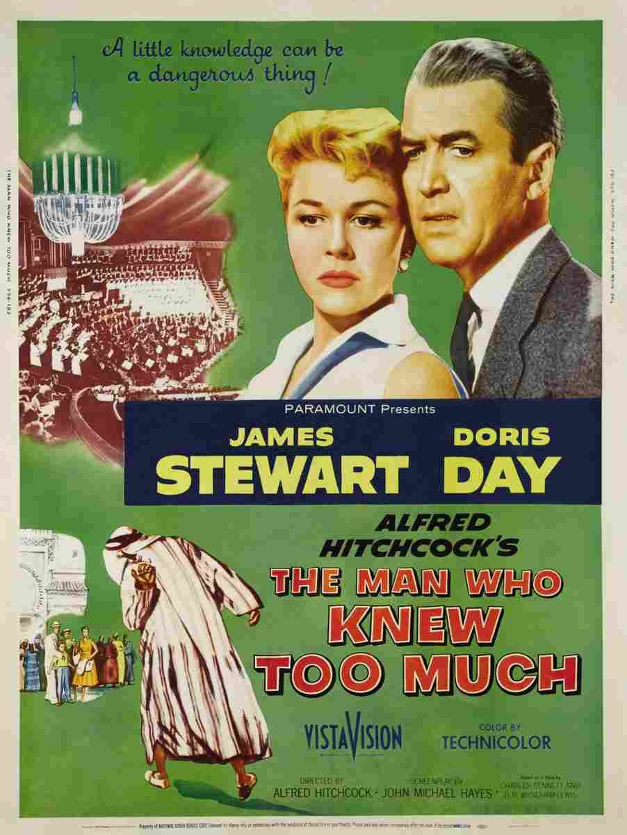 Man Who Knew Too Much The 1956 01  film star poster A4 Photo Print