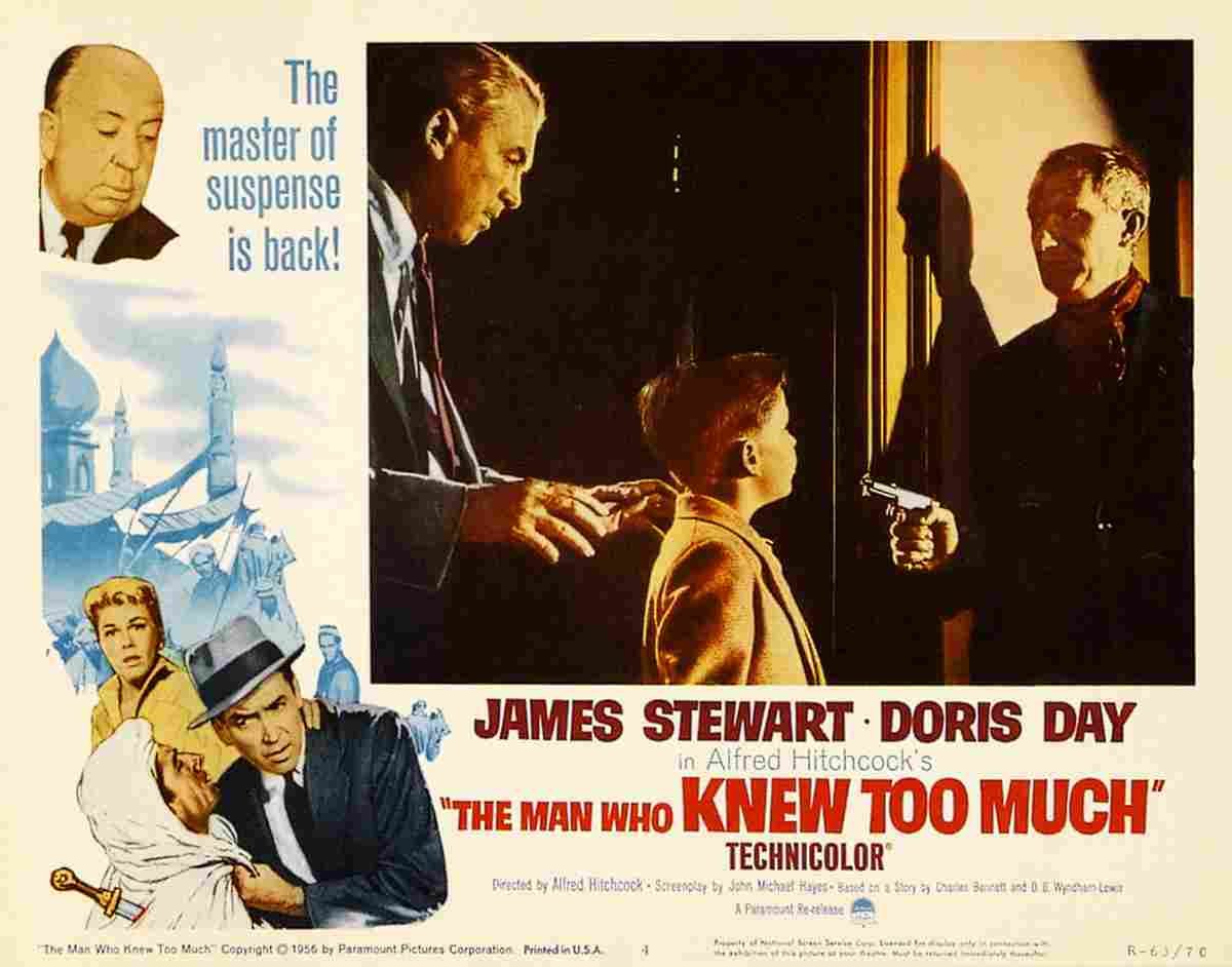 Man Who Knew Too Much The 1956 11  film star poster A4 Photo Print