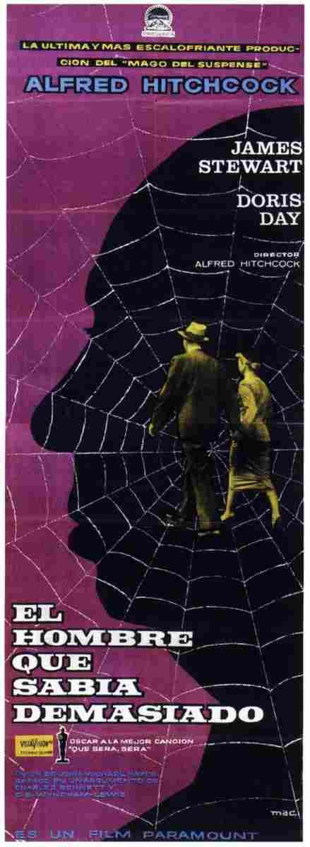 Man Who Knew Too Much The 1956 24  film star poster A4 Photo Print