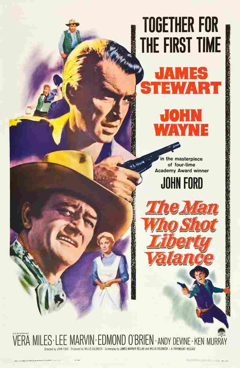 Man Who Shot Liberty Valance The 01  film star poster A4 Photo Print