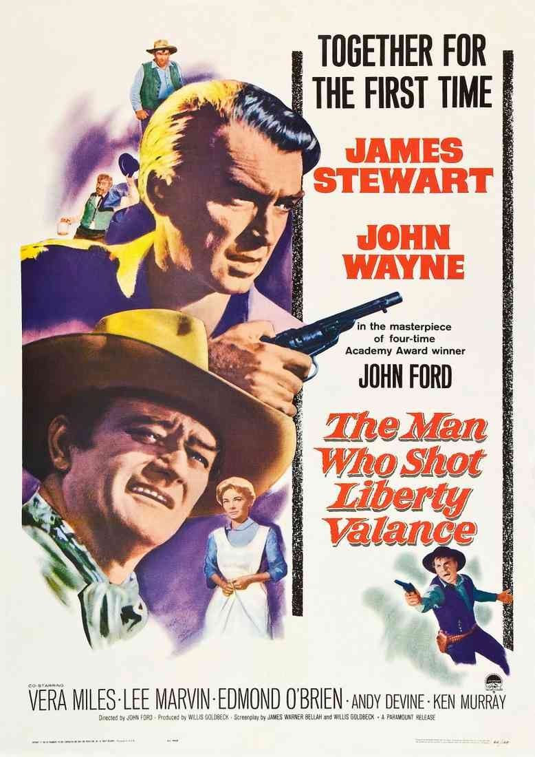 Man Who Shot Liberty Valance The 01 Film A4 Photo Print