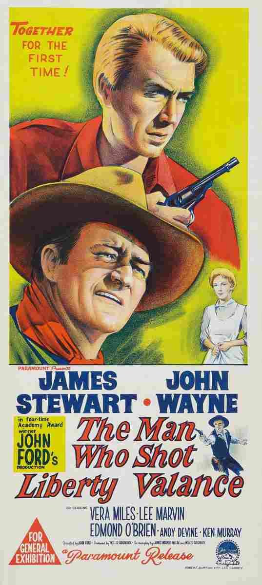 Man Who Shot Liberty Valance The 04  film star poster A4 Photo Print