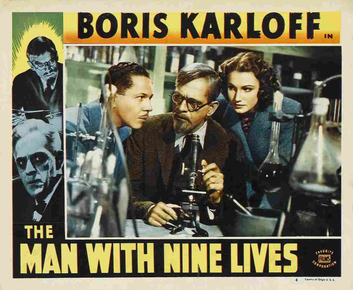 Man With Nine Lives The 04  film star poster A4 Photo Print