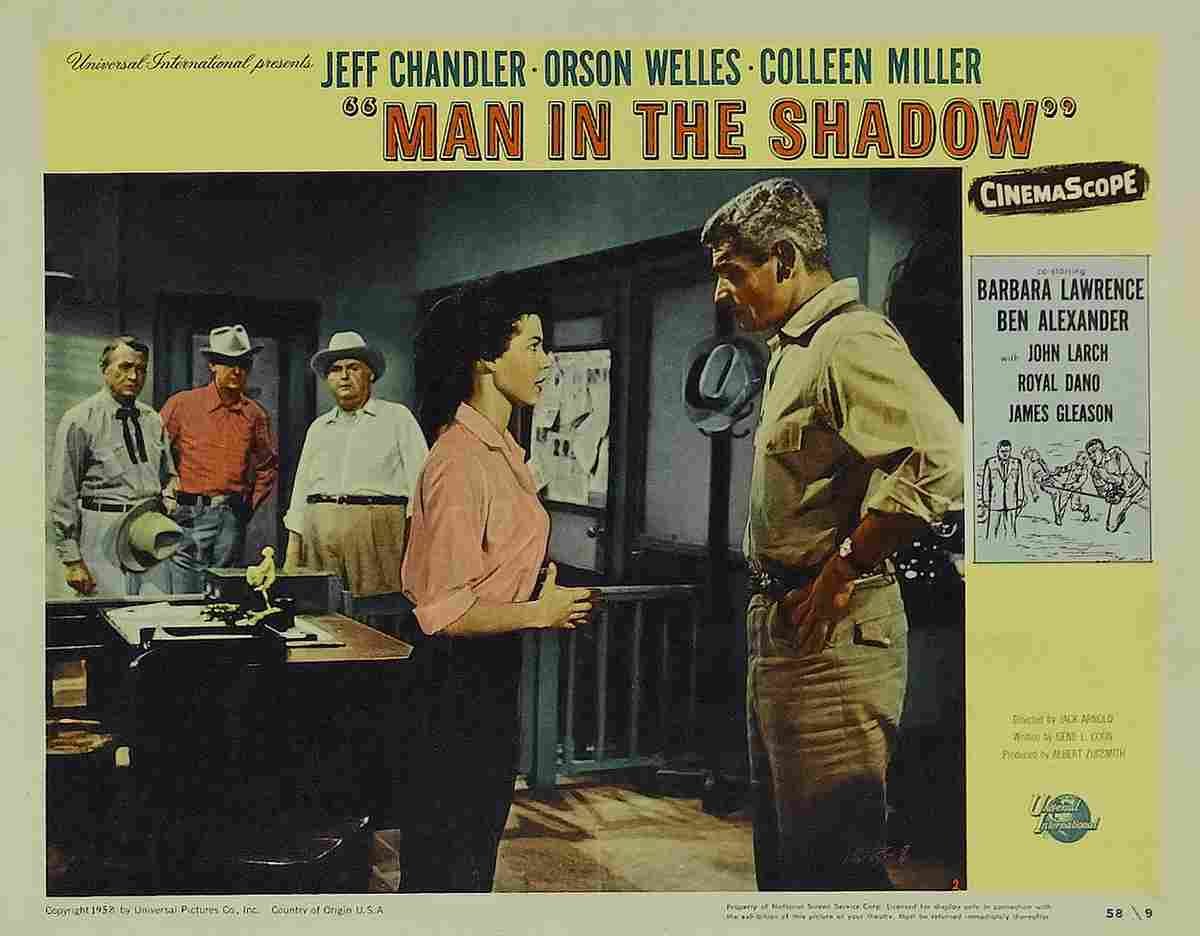 Man in the Shadow 1957 03  film star poster A4 Photo Print