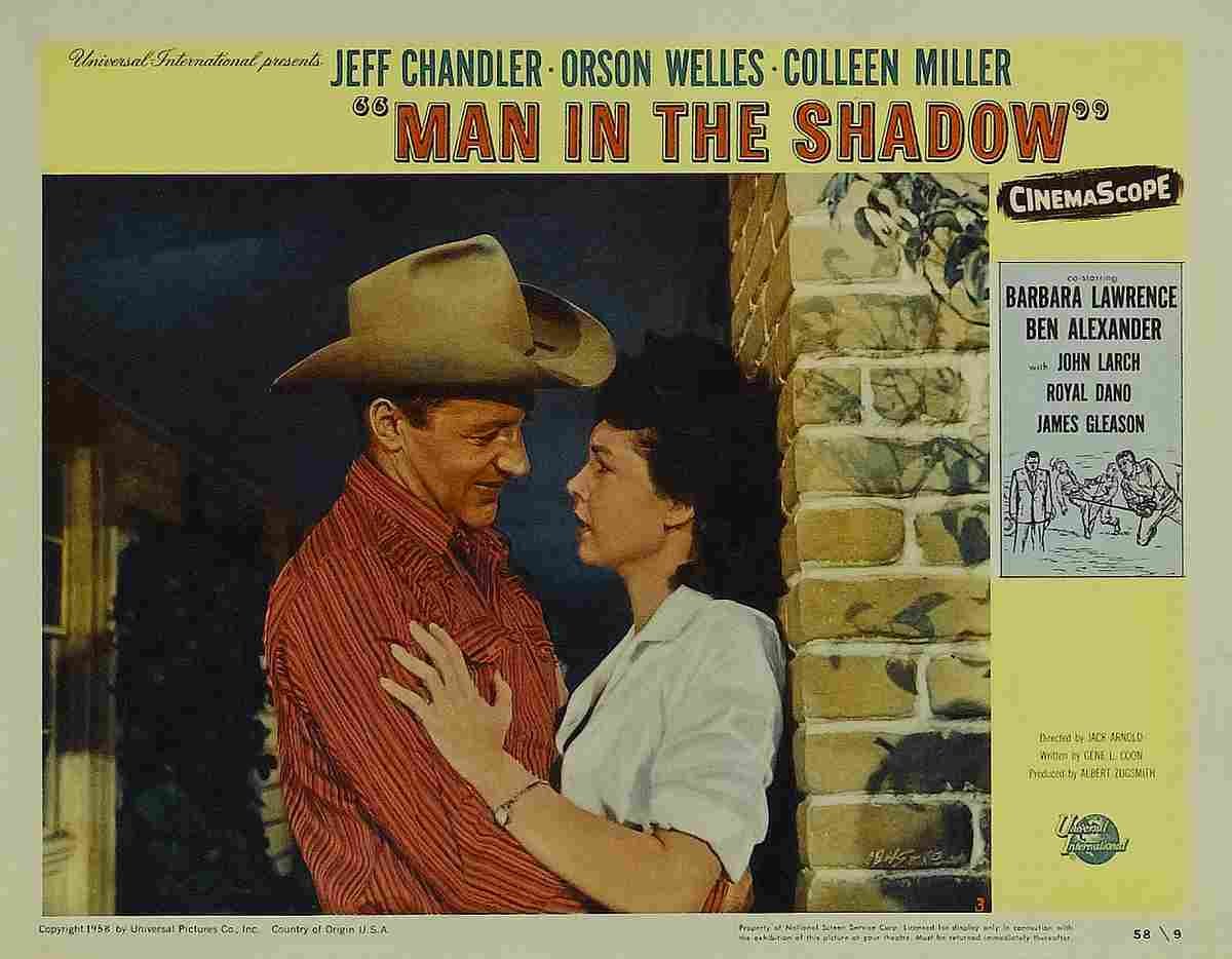 Man in the Shadow 1957 05  film star poster A4 Photo Print