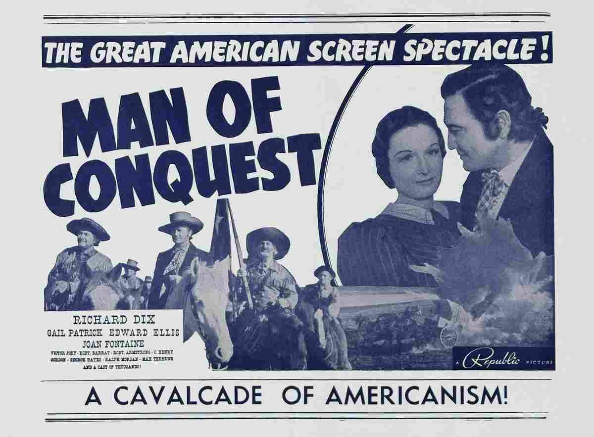 Man of Conquest 03  film star poster A4 Photo Print