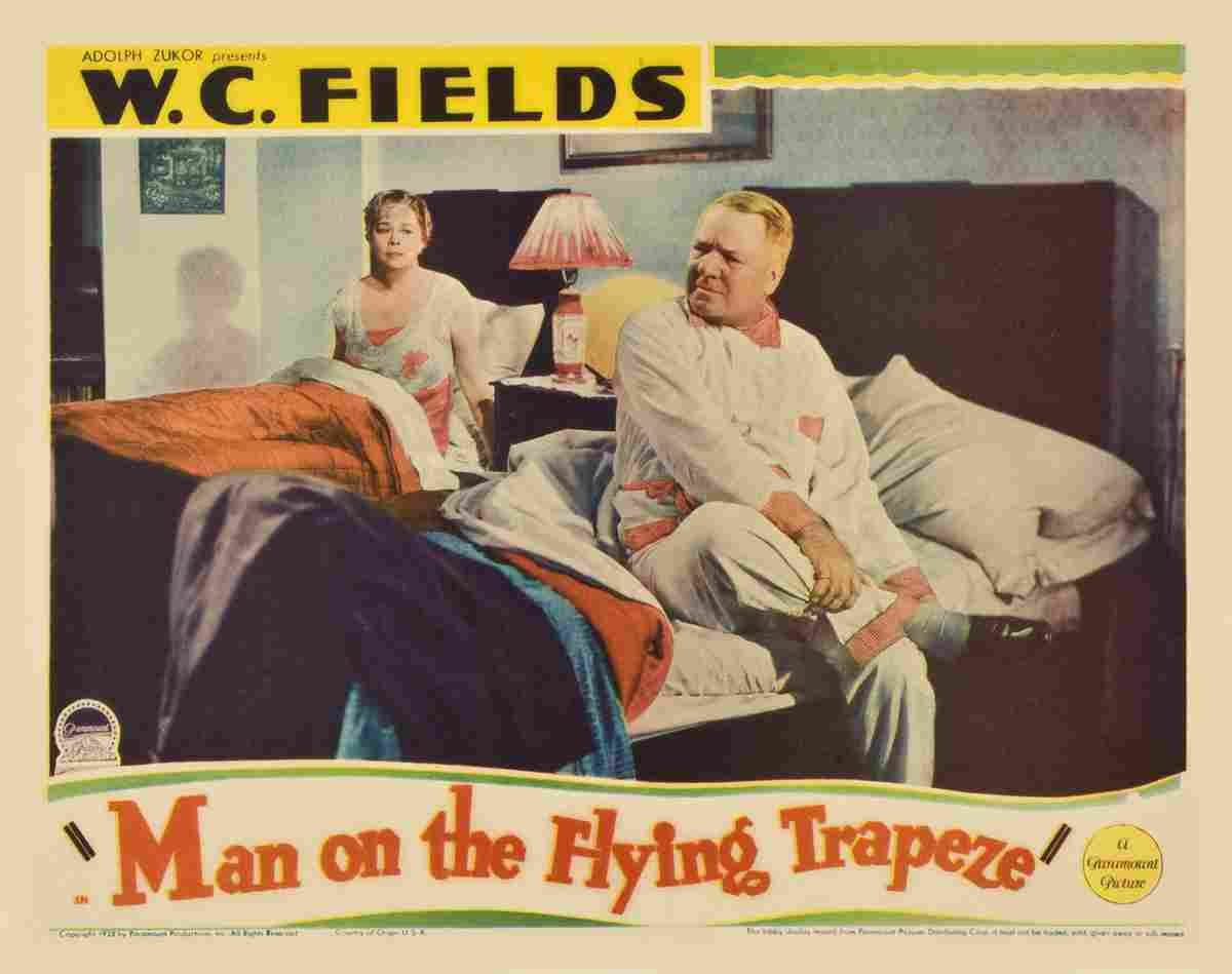 Man on the Flying Trapeze 01  film star poster A4 Photo Print