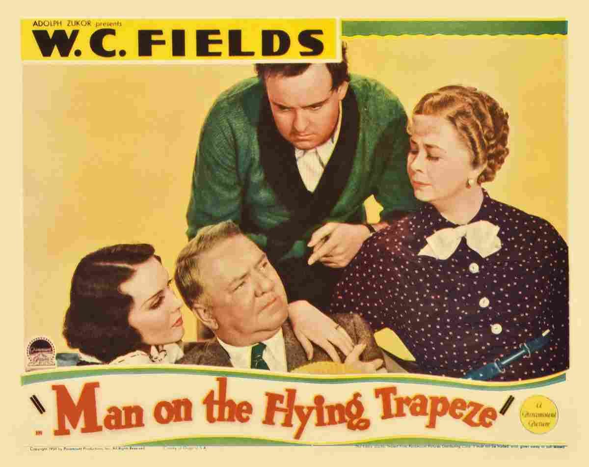 Man on the Flying Trapeze 05  film star poster A4 Photo Print