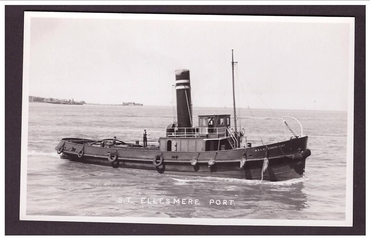 Manchester Ship Canal Tug Ellesmere Port Steam ship A4 Photo Print