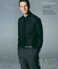 Mands Shirt Tie Vintage Retro Advert Poster A4 Photo Print