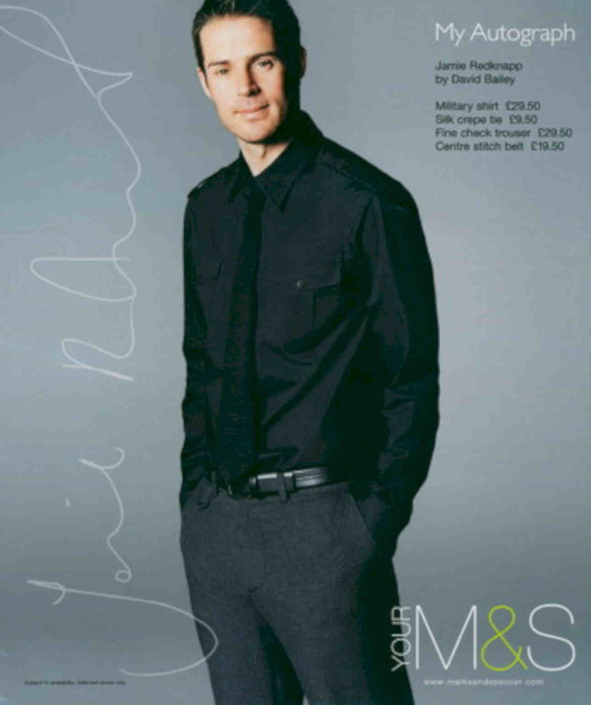 Mands Shirt Tie Vintage Retro Advert Poster A4 Photo Print