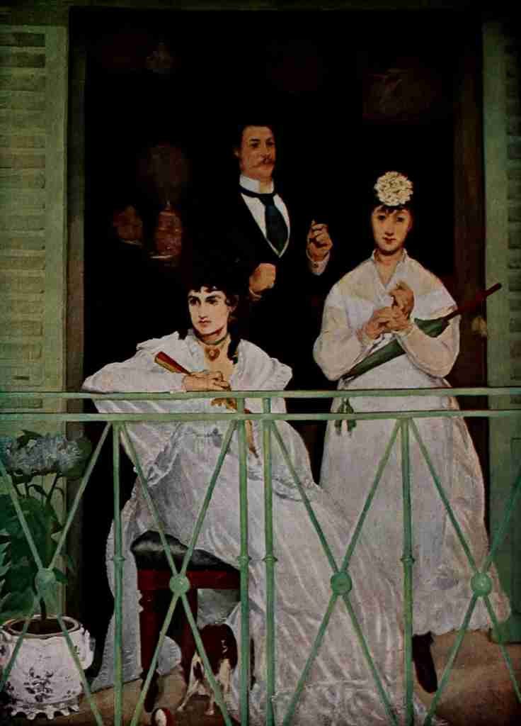 Manet Edouard 1832 1883 The Balcony A4 Photo Print
