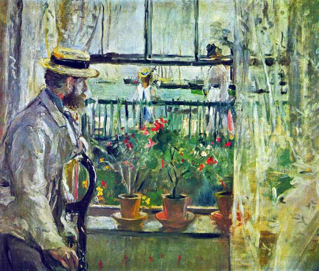 Manet On The Isle Of Wight Morisot A4 Photo Print