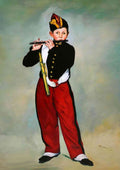 Manet The Piper La Peinture A4 Photo Print