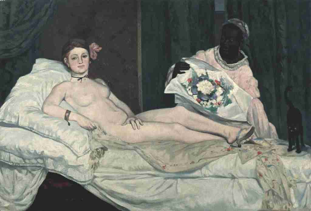 Manet edouard 1832 1883 Olympia Die Kunst 1899 A4 Photo Print