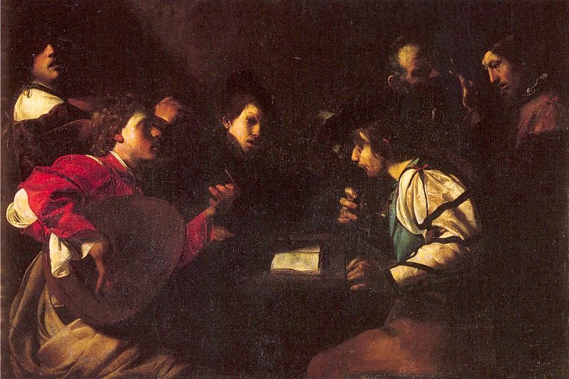 Manfredi Bartolomeo Italian approx 1580 1621 Art A4 Photo Print