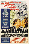 Manhattan Merry Go Round 01  film star poster A4 Photo Print