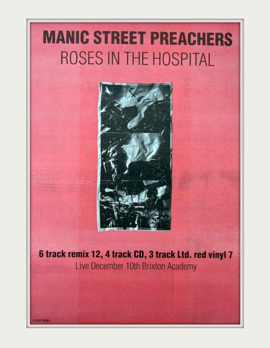 Manic Street Preachers 15 Vintage Retro Advert Poster A4 Photo Print