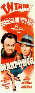 Manpower 03  film star poster A4 Photo Print
