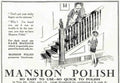 Mansion Polish Staircase Vintage Retro Advert Poster A4 Photo Print