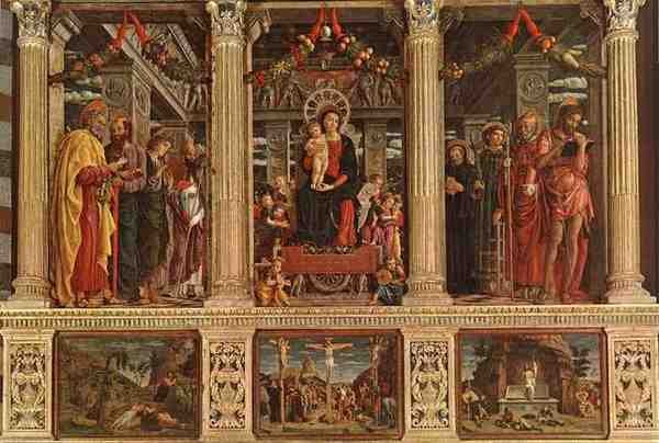 Mantegna Andrea Altarpiece A4 Photo Print