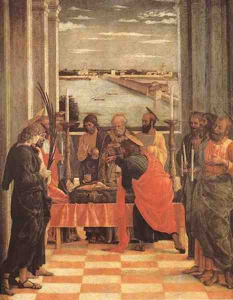 Mantegna Andrea Death Of The Virgin Wga A4 Photo Print