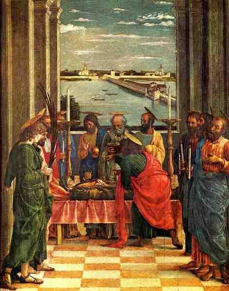 Mantegna Andrea Death Of The Virgin A4 Photo Print