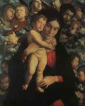 Mantegna Andrea Madonna And Child With Cherubs A4 Photo Print