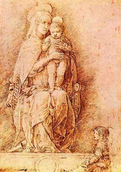 Mantegna Andrea Madonna And Child A4 Photo Print
