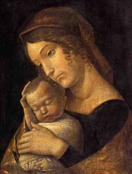 Mantegna Andrea Madonna With Child A4 Photo Print