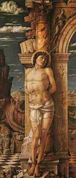 Mantegna Andrea St Sebastian1 A4 Photo Print