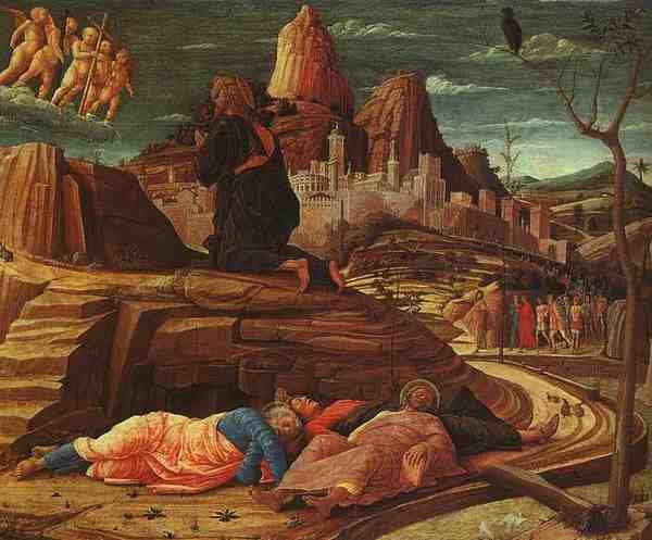 Mantegna Andrea The Agony In The Garden A4 Photo Print