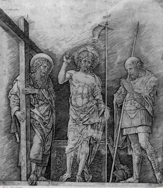 Mantegna Andrea The Resurrection Of Christ A4 Photo Print