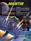 Mantis Fighter Nebula Vintage Retro Advert Poster A4 Photo Print