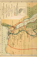 Map Egypt A Handbook for Travellers 1892 Sketch of the Nile Districts 1 A4 Photo Print