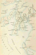 Map Glencreggan 1861 Cantire & West Scotland A4 Photo Print