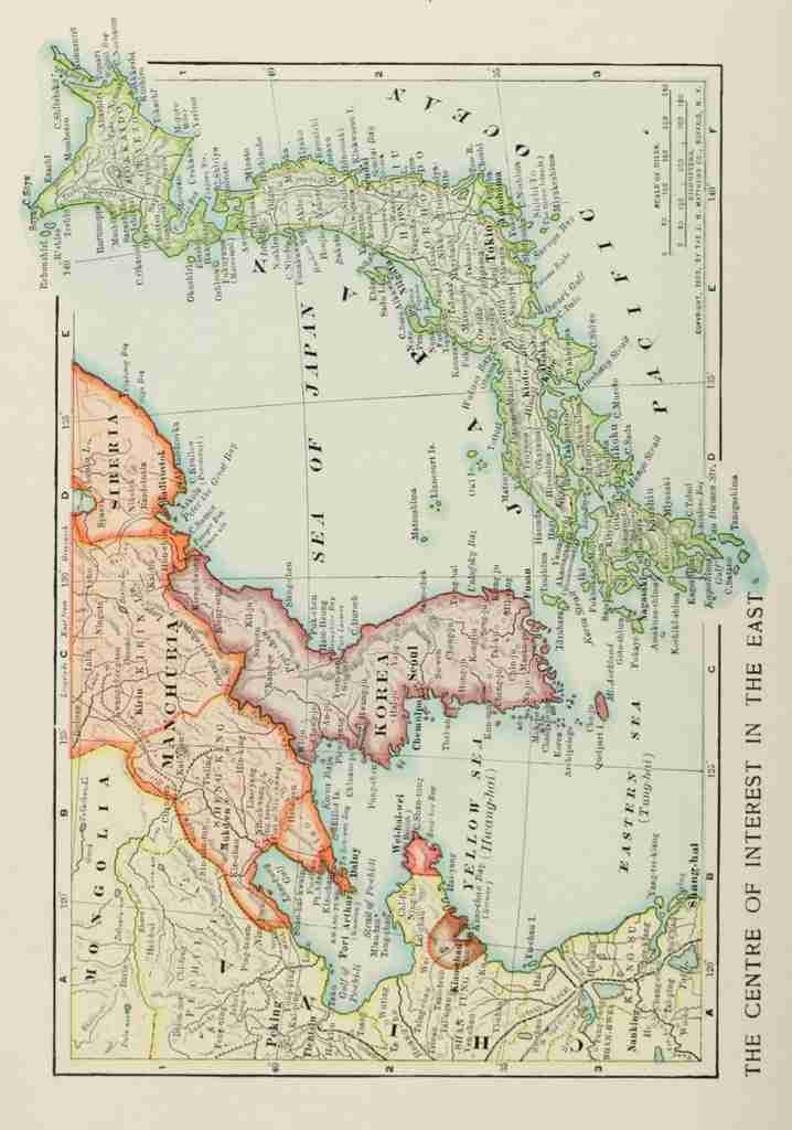 Map Japan Appletons Booklovers Magazine 1904 Vintage A4 Photo Print