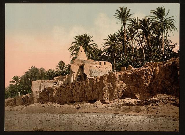 Marabut near Biskra Vintage A4 Photo Print