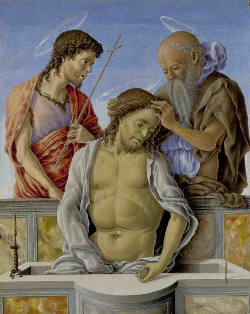 Marco Zoppo The Dead Christ supported by Saints A4 Photo Print