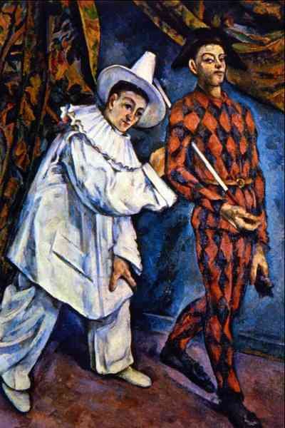 Mardi Gras by Cezanne Impressionism A4 Photo Print