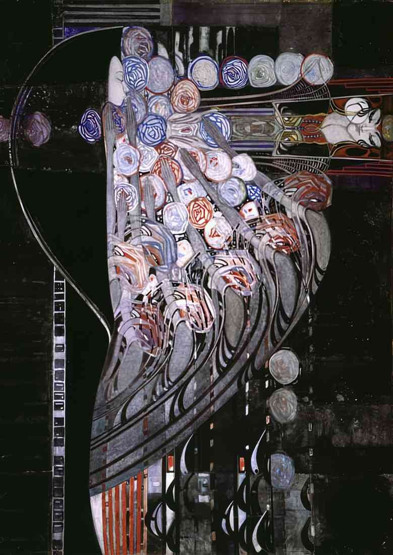 Margaret Macdonald la mort parfumee 1921 CROP A4 Photo Print