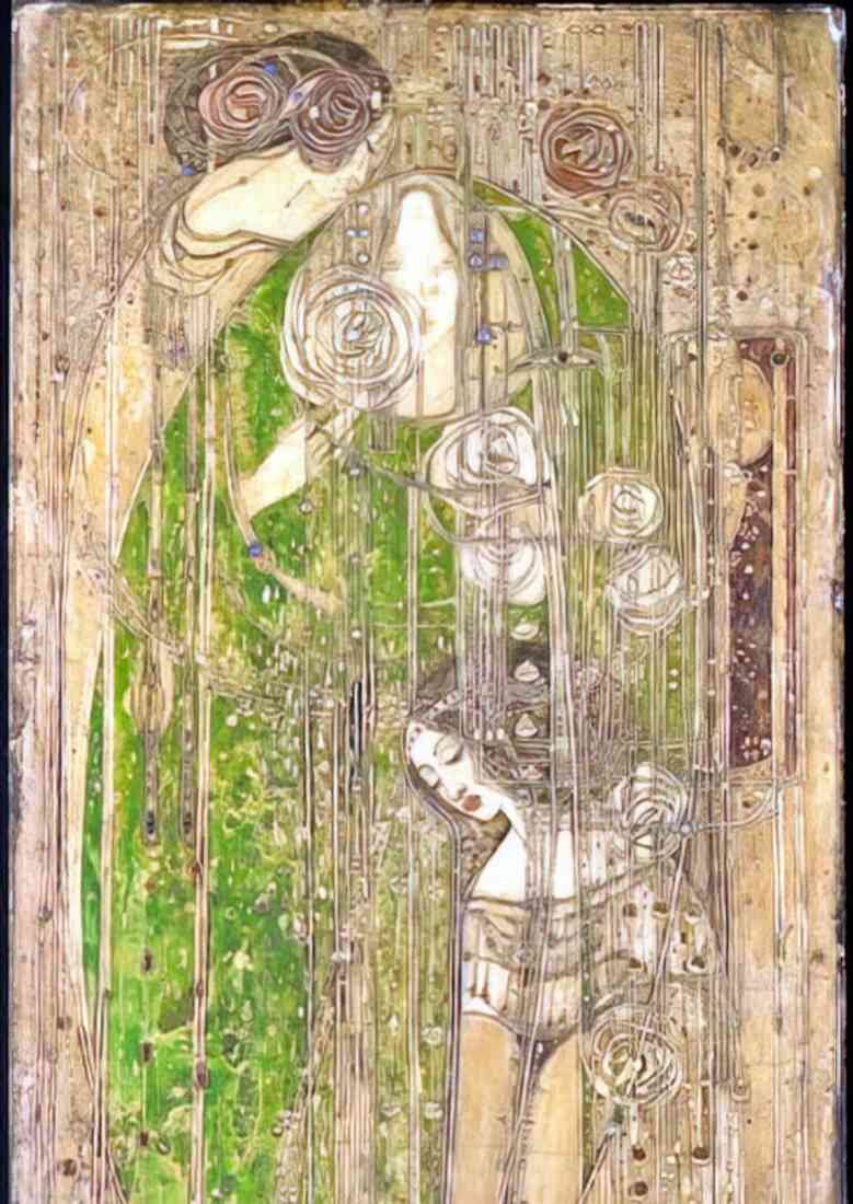 Margaret Macdonald o ye all ye that walk in willowwood crop A4 Photo Print