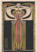 Margaret Macdonald poster for the glasgow institute of the fine arts crop A4 Photo Print