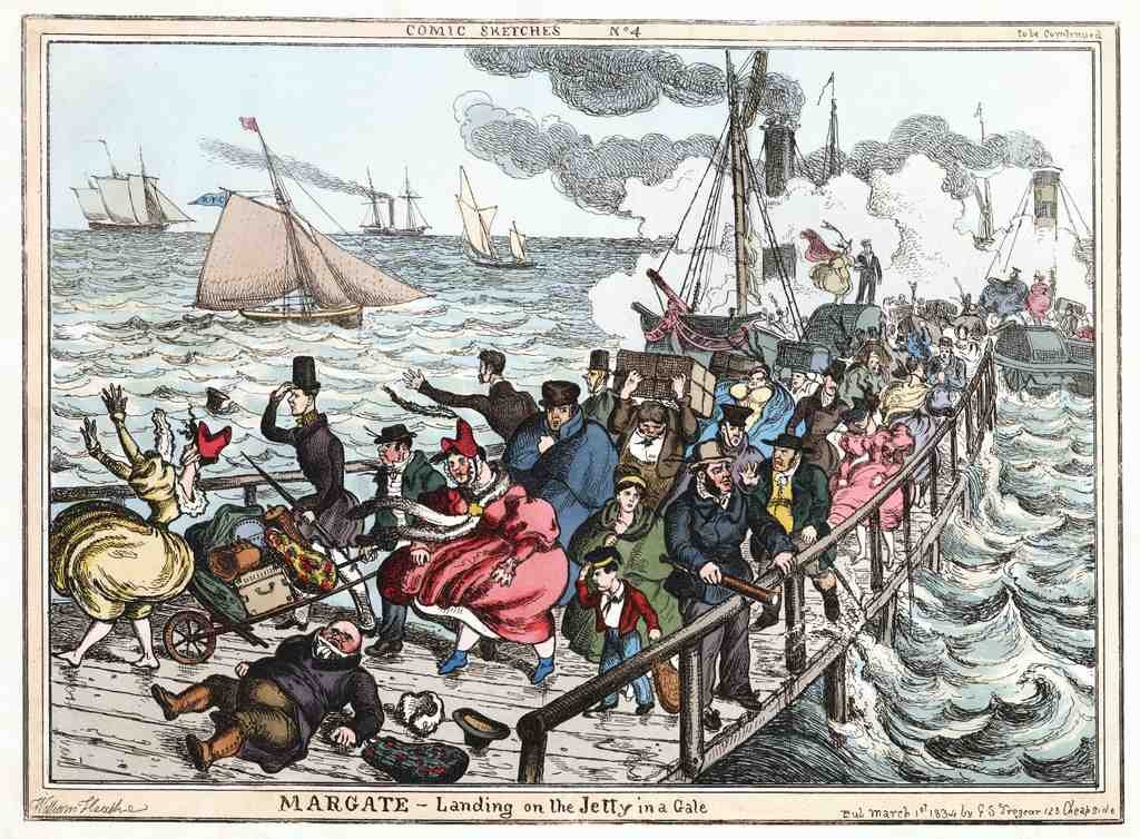 Margate 1834 Vintage A4 Photo Print