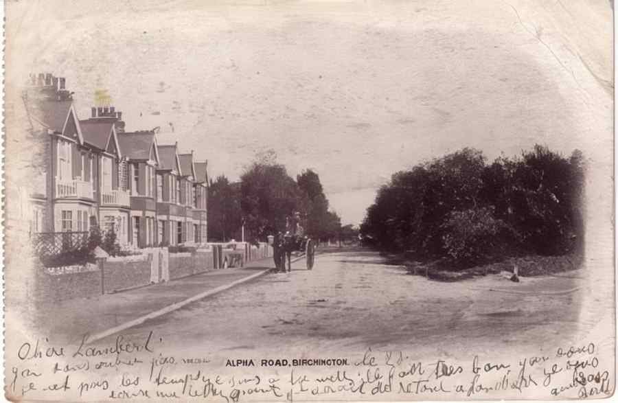 Margate Alpha Rd 1904 Vintage A4 Photo Print