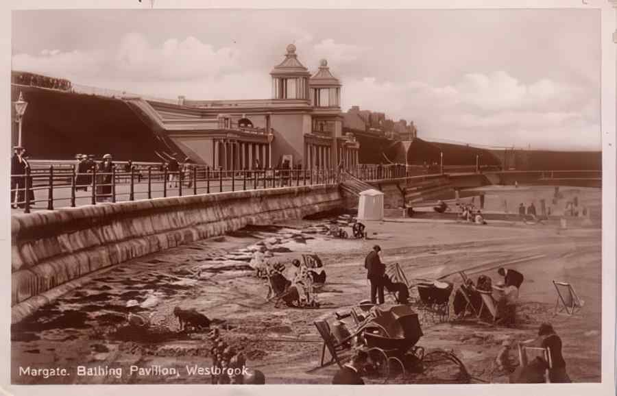 Margate Bathing Pavilion 1927 Vintage A4 Photo Print